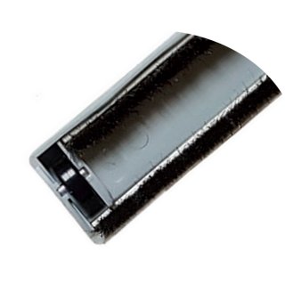 Brosse d'aspiration extra large pour sols durs à roulettes avec poils en crin