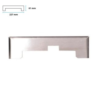 Façade Inox pour ramasse-miettes