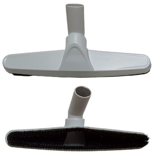 Brosse aspiration pour sol dur grise
