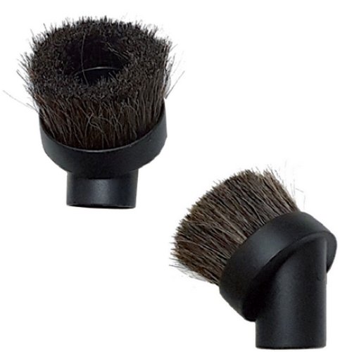 Brosse ronde  pousseter en crin, pour aspirateur