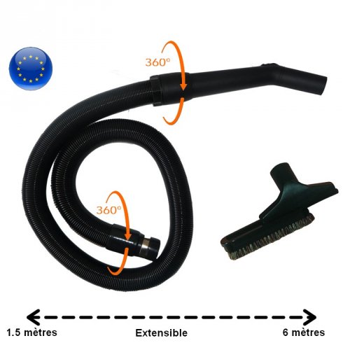 Flexible d'aspiration extensible 1,5 m  6 m 