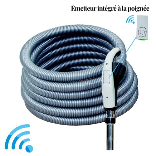 Flexible d'aspiration radiocommandé jusqu'à 12.20 mètres
