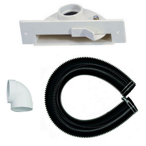 Kit prise ramasse-miettes Vacpan Plastiflex pour plinthe