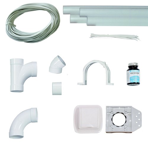 Kit rseau aspiration jusqu' 5 prises courbe