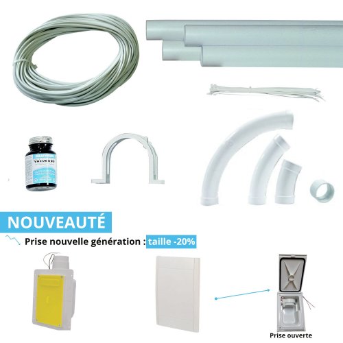 Kit rseau jusqu 18 mtres petite prise retraflex 