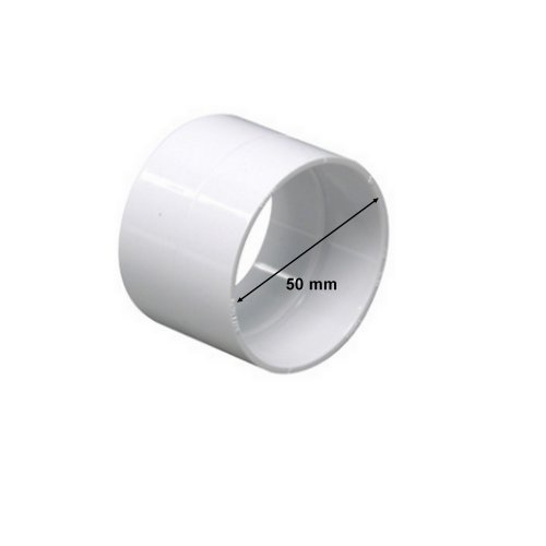 Manchon raccord adaptateur PVC 50 mm FF