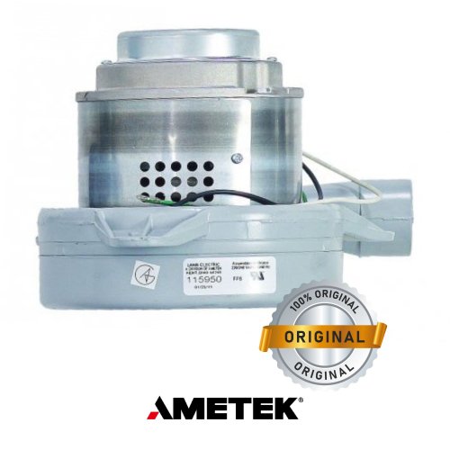 Moteur ametek bypass pour aspirateur - 1400 W, 2 turbines, 183 mm - Gnrale d'Aspiration