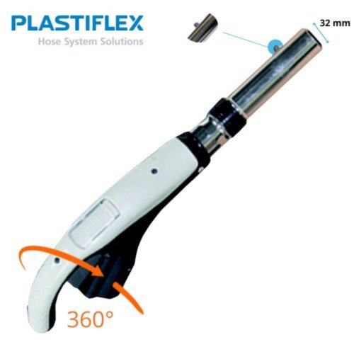 Poigne de flexible Plastiflex interrupteur avec bouton, pice de rechange pour flexibles FRGIF