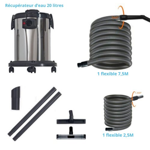 Rcuprateur d'eau livr avec flexible complet