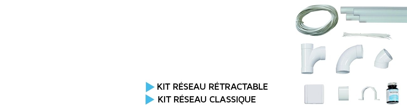 Kit réseau aspiration centralisée