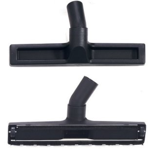 Brosse pour sols durs avec roulettes, pour aspiration centralisée