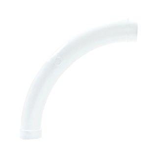 Coude PVC 90° long pour flexible rétractable