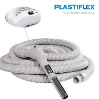 Flexible blanc avec interrupteur pour aspiration centralis�e