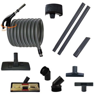 Kit de nettoyage complet avec flexible � interrupteur jusqu'� 15.20 m�tres