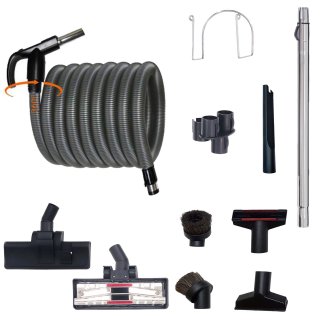 Kit de nettoyage confort avec flexible � interrupteur jusqu'� 15 m�tres