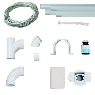 Kit r�seau aspiration jusqu'� 3 prises rectangles