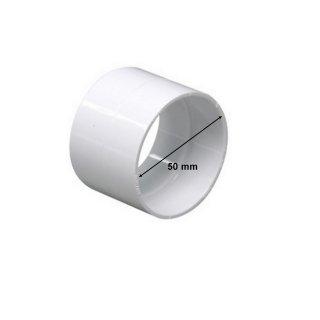 Manchon raccord adaptateur PVC 50 mm FF