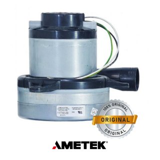 Moteur ametek bypass pour aspirateur - 1300 W, 3 turbines, 183 mm - Générale d'Aspiration
