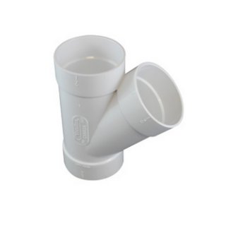 Raccord PVC en T 45° FFF