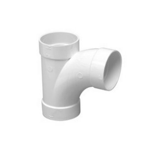 Raccord PVC en T 90° Long FFF