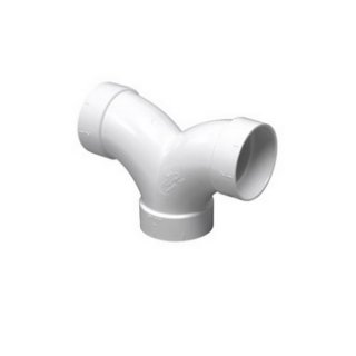Raccord PVC en T double 90° Long FFF