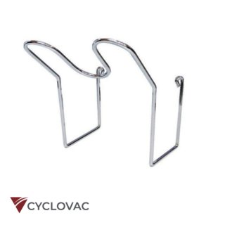 Support d�vidoir en m�tal Cyclovac, pour flexible d'aspiration