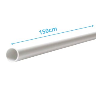 Tube PVC pour aspiration centrale 1.5 mtres