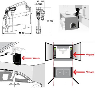 VROOM, enroulement d'aspiration automatique de 7 mtres